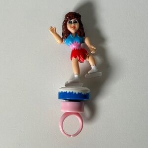 Vintage 80s Ice Maidens Magic In Motion Magnetic Ice Skating Ring (B9)